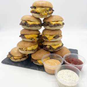 Mini Burger Party Box – 12 db